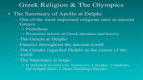 Thumbnail for CAMS025_L10_Video_03_Greek_Religion_Olympics_Apollo