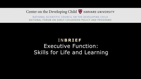 Thumbnail for InBrief Executive Function Skills for Life and Learning