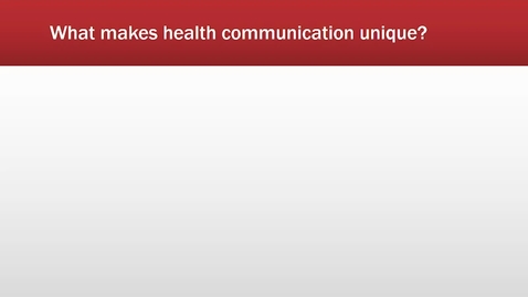 Thumbnail for CAS302_L10_02_Persuasion_Health_Communication_Part2