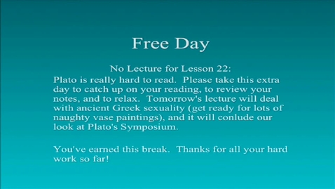 Thumbnail for CAMS025_L22_Video_01_Free_Day