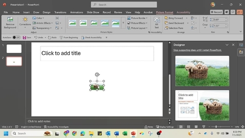 Thumbnail for Add Alt Text to Images PowerPoint Desktop
