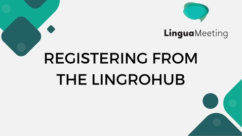 Thumbnail for Registering From the LingroHub