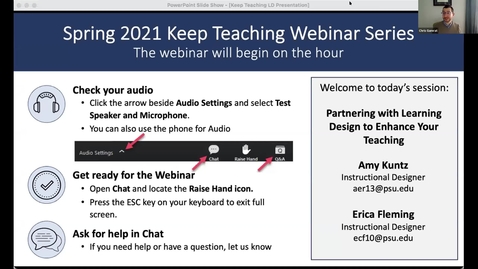 Thumbnail for Partnering with Learning Design to Enhance Your Teaching