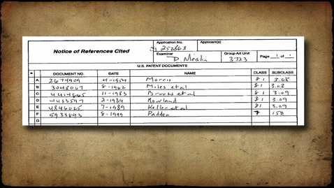 Thumbnail for entry Patent Basics (2) - The File History