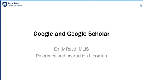 Thumbnail for Google and Google Scholar