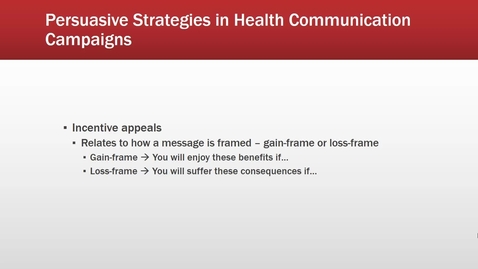 Thumbnail for CAS302_L10_05_Persuasion_Health_Communication_Part5