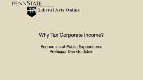 Thumbnail for ECON425_L08_Why_Tax_Corporate_Income