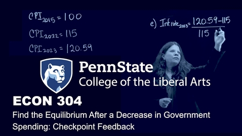 Thumbnail for ECON 304 L06 Checkpoint 6-1 Video #2