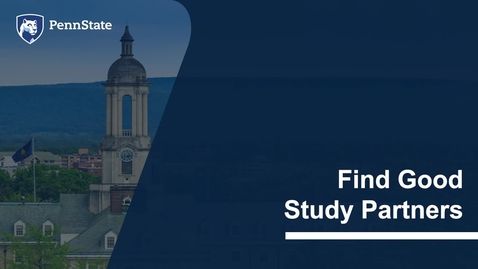 Thumbnail for Find Good Study Groups