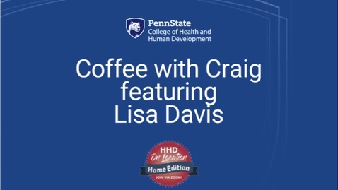 Thumbnail for entry Coffee with Craig featuring Lisa Davis