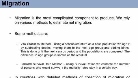 Thumbnail for entry SOC573_L09_Migration_Forward_Survival_Rate_Method