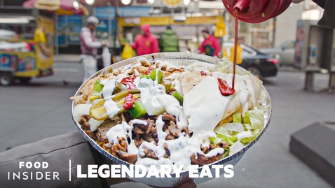 Thumbnail for The Halal Guys' Chicken And Gyro Platter Is NYC’s Most Legendary Street Food | Legendary Eats