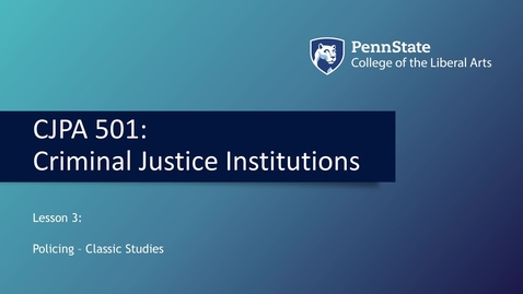 Thumbnail for CJPA501_L03_Lecture