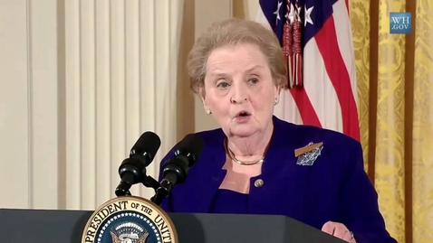 Thumbnail for Madeleine Albright - Speech Commemorating International Women's Day 2010