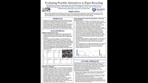 Thumbnail for Evaluating Possible Alternatives to Paper Recycling 