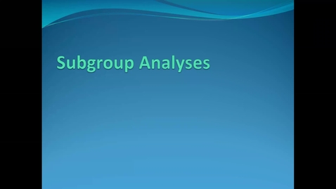 Thumbnail for Lecture 8.1. Issues in Data Analysis (Part 5) [PHS580]