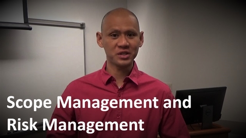 Thumbnail for MANGT 510 Scope Management and Risk Management