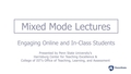 Go to Mixed Mode Lectures with duration: 5 minutes, 3 seconds