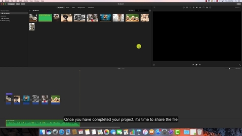 Thumbnail for Sharing Your iMovie Project