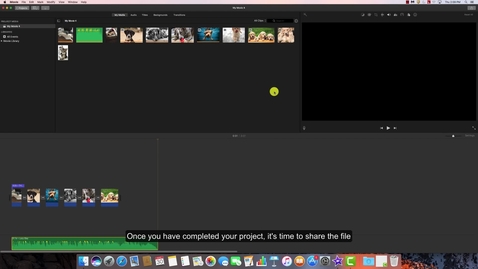 Thumbnail for entry Sharing Your iMovie Project