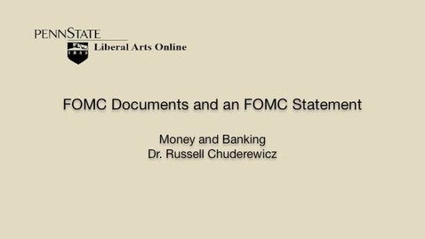 Thumbnail for ECON351_L02_FOMC_Docs_and_Statement