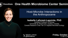 Go to Host-Microbe Interactions in the Anthropocene | Isabelle Laforest-Lapointe, PhD,  Université de Sherbrooke with duration: 57 minutes, 54 seconds