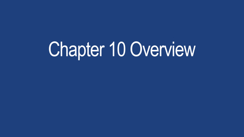 Thumbnail for ACCTG410 Chapter 10 Overview