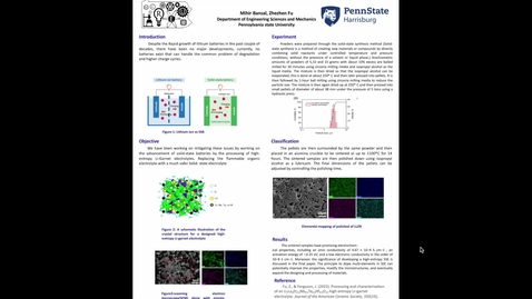 Thumbnail for Ceramic materials processing for Solid-State Batteries