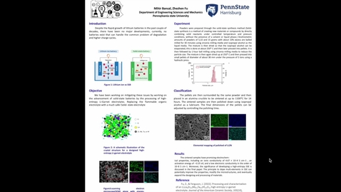 Thumbnail for entry Ceramic materials processing for Solid-State Batteries