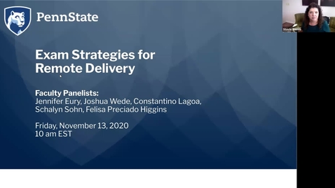 Thumbnail for Exam Strategies for Remote Delivery