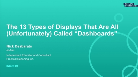 Thumbnail for The 13 Types of Displays That Are All (Unfortunately) Called Dashboards