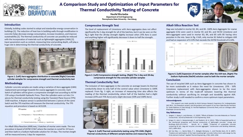 Thumbnail for entry A Comparison Study and Optimization of Input Parameters for Thermal Conductivity Testing of Concrete