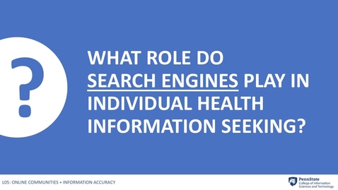 Thumbnail for 5.2: Role of Search Engines