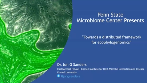 Thumbnail for 2020 OCT 30 Towards a distributed framework for microbial ecophylogenomics