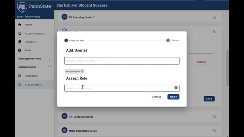 Thumbnail for entry Delegating the NSO Adviser Role in Starfish