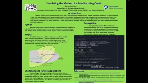 Thumbnail for entry Simulating the Motion of a Satellite using Orekit