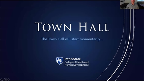 Thumbnail for entry HHD Town Hall - Graduate Students