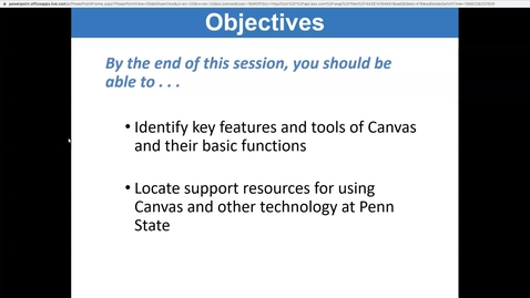 Thumbnail for Canvas: Training on Demand Session