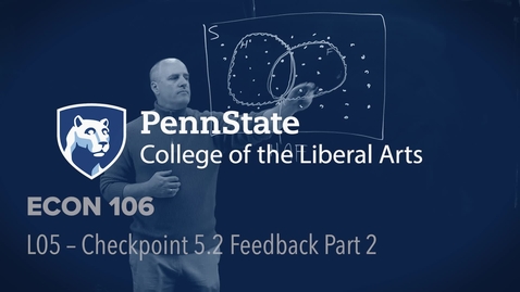 Thumbnail for ECON 106 L05 – Checkpoint 5.2 Feedback Part 2