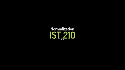 Thumbnail for Normalization Puppy Kennel Example (Update)