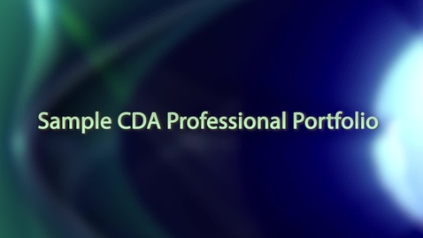 Thumbnail for V3 Sample CDA Professional Portfolio dec5