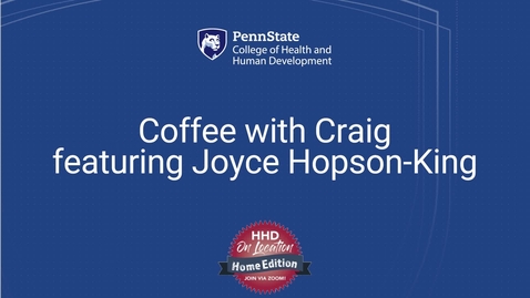 Thumbnail for Coffee with Craig featuring Joyce Hopson-King