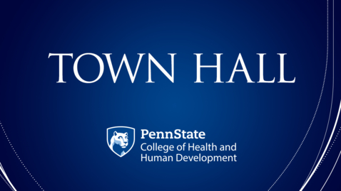 Thumbnail for A Town Hall for the Health and Human Development Community