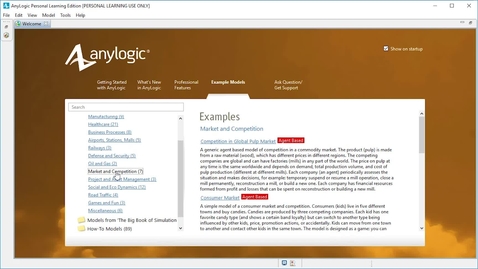 Thumbnail for L01a: AnyLogic Walkthrough (IST 555)