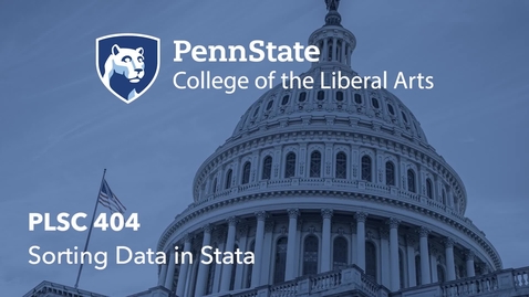 Thumbnail for PLSC404_L04_Sorting_Data.mp4