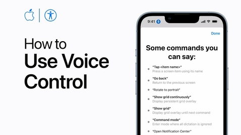 Thumbnail for How to use Voice Control on iPad