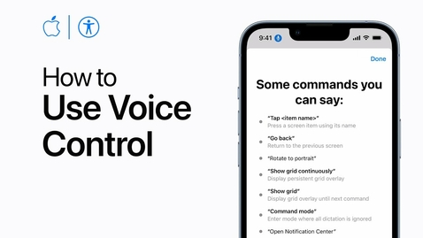 Thumbnail for entry How to use Voice Control on iPad