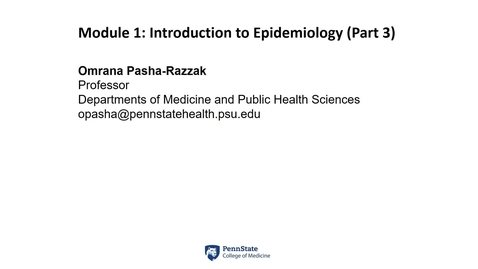 Thumbnail for entry Lesson 1.3. The Basis of Causal Inference [PHS550]