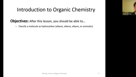 Thumbnail for entry CHEM 130 - Classes of Hydrocarbons