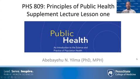 Thumbnail for Lesson 1 - Supplement Lecture (Fa23)